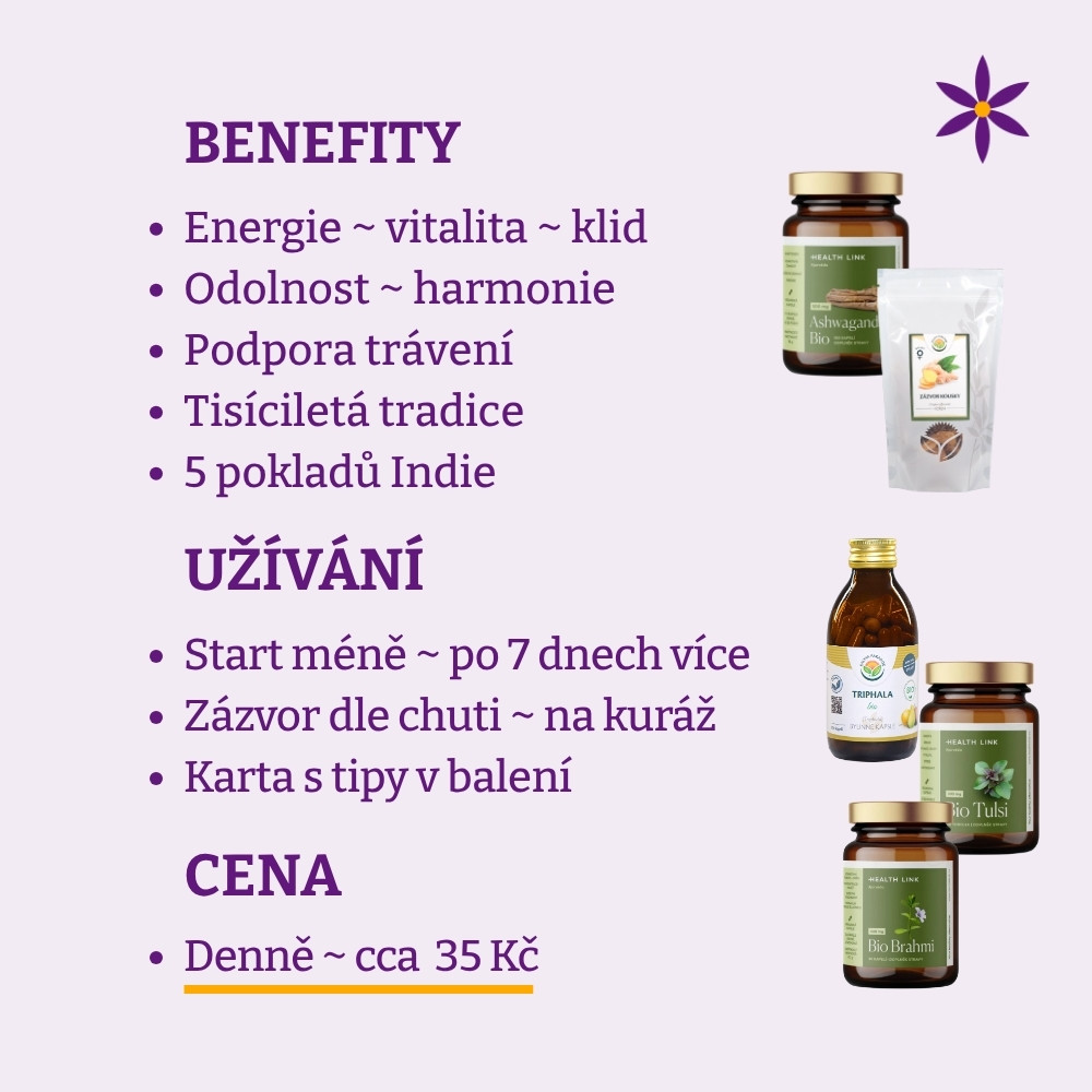 PRO silného muže ~ poklady Indie ~ Benefit, užívání a cena za den