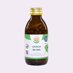 Ginkgo ~ vegan kapsle ~ čistá produktová fotografie