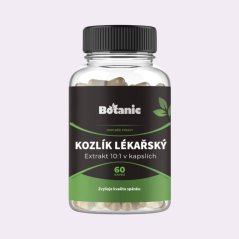 Kozlík lékařský ~ extrakt vegan kapsle ~ čistá produktová fotografie