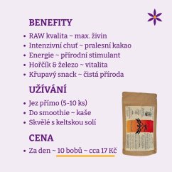 Fénix kakaové boby ~ benefity, užívání a cena za den 