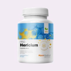 Hericium ~ vegan kapsle ~ čistá produktová fotografie