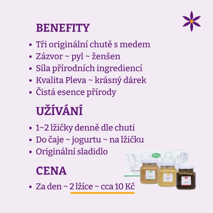 Tři medy ~ benefity, užívání a cena za den 