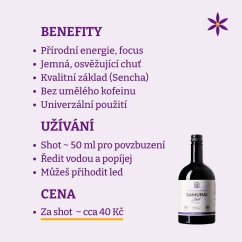 Samurai Shot ~ sladký květ ~ benefity, užívání a cena za den 