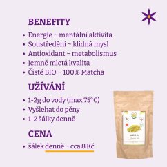 Japonská Matcha ~ mletý zelený čaj ~ benefity, užívání a cena za den 