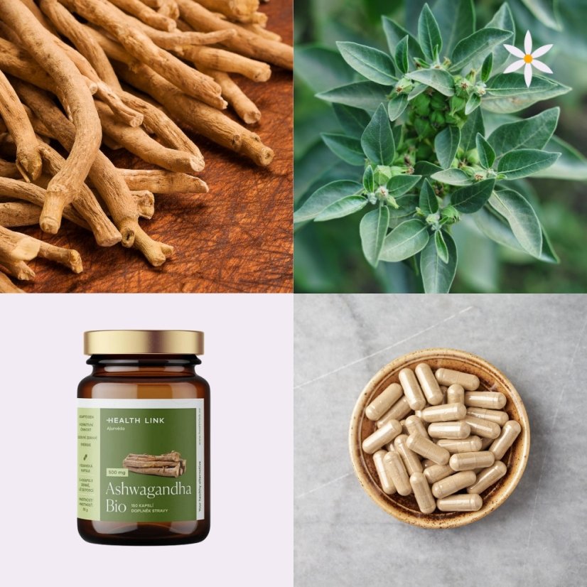 Ašvaganda vegan kapsle ~ čistá produktové fotografie