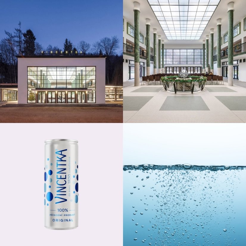 Vincentka ~ minerální voda v plechu ~ další produktové fotografie
