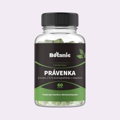 Právenka latnata ~ extrakt vegan kapsle ~ čistá produktová fotografie