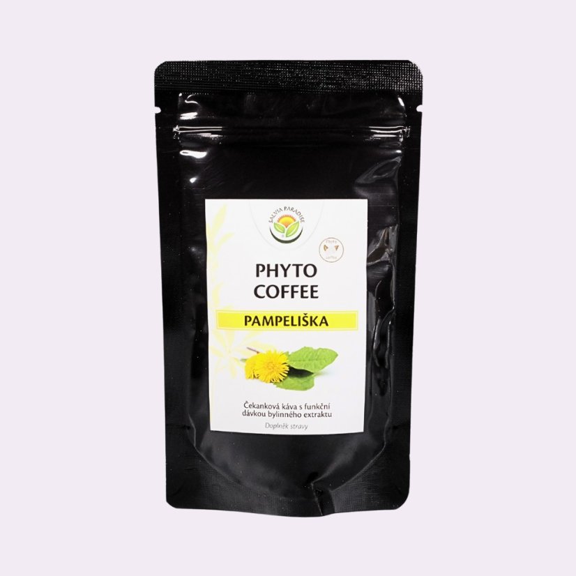 Bylinná káva ~ čekanka a pampeliška ~ čistá produktová fotografie