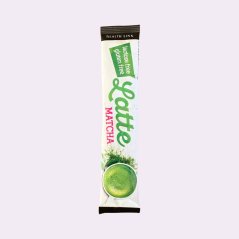 Matcha ~ latte vegan nápoj 13 g ~ čistá produktová fotografie