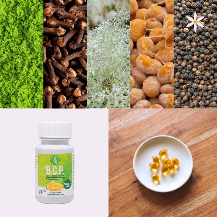 BCP ~ kapsle 60 ks ~ rovnováha pro tělo i mysl ~ další produktové fotografie