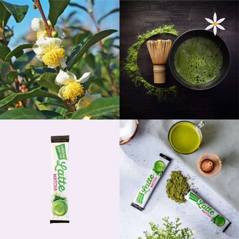 Matcha ~ latte vegan BIO nápoj ~ smaragdový prach - Hmotnost: 13 g