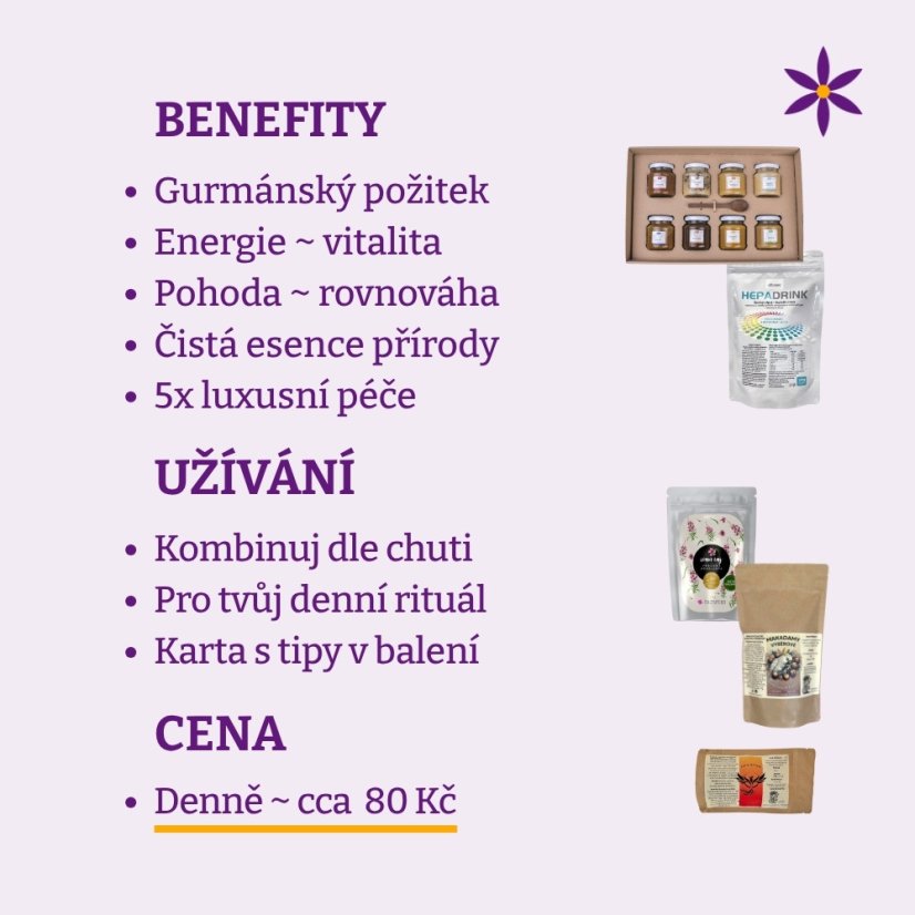 Šlechtický balíček ~ požitkářův denní chlebíček ~ benefity, užívání a cena za den 