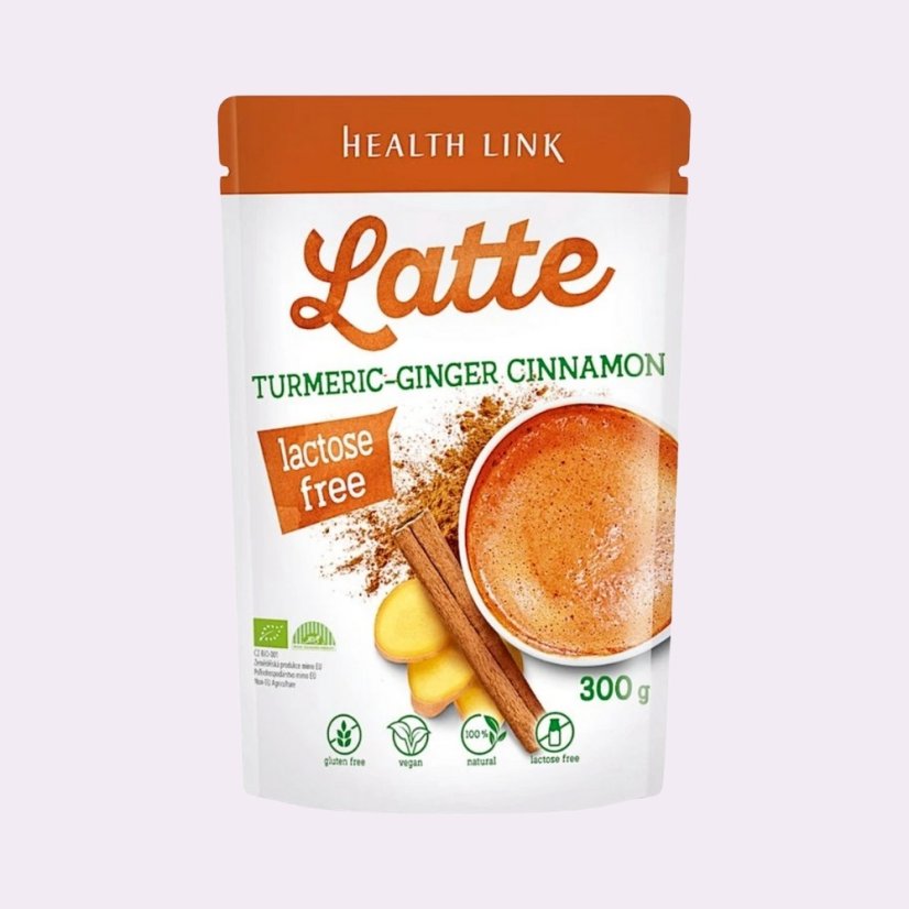 Kurkuma + zázvor ~ latte vegan BIO nápoj ~ sladká prohřívačka - Hmotnost: 300 g