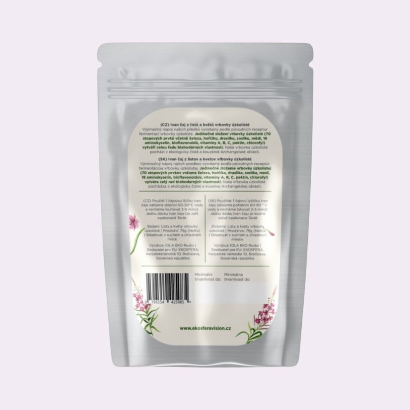 Ivan čaj ~ lístky a květy vrbovky ~ další produktová fotografie