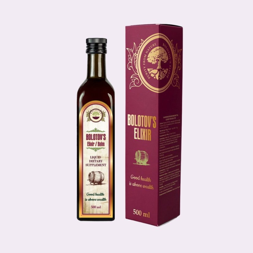 Bolotovův balzám 500 ml zázračný elixír produktová fotografie