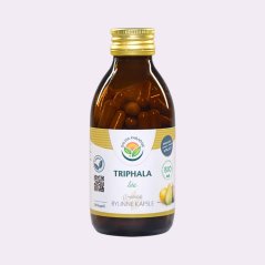 Triphala vegan kapsle ~ čistá produktová fotografie