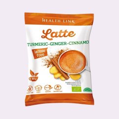 Kurkuma + zázvor ~ latte vegan nápoj 30 g ~ čistá produktová fotografie Kurkuma + zázvor ~ latte vegan nápoj 30 g ~ čistá produktová fotografie