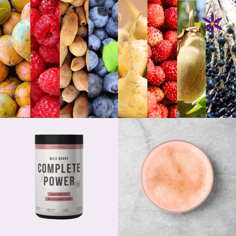 Třetí produkt v balíčku ~ Complete Power ~ BIO prášek 1000 g ~ lesní plody