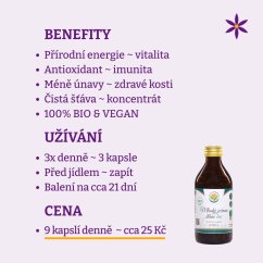 Mladý ječmen ~ vegan kapsle ~ benefity, užívání a cena za den 