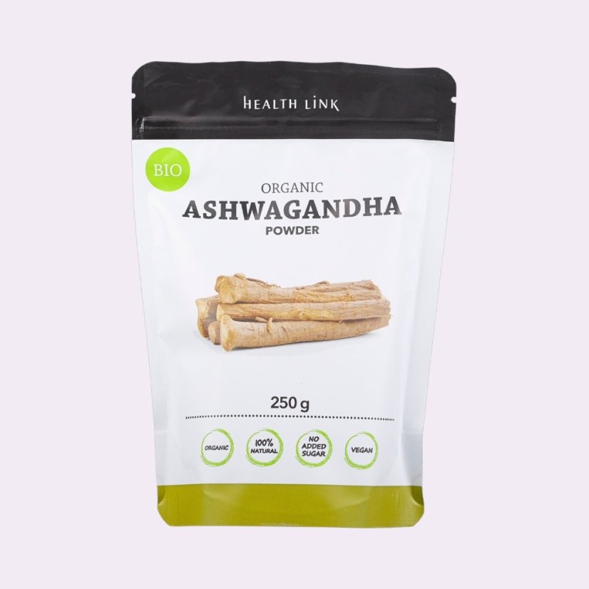 Ašvaganda jemně mletá ~ čistá produktová fotografie