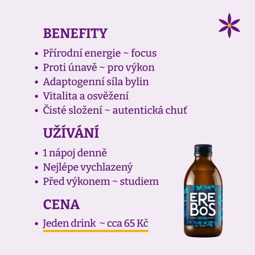 Erebos Original ~ benefity, užívání a cena za den  ~ benefity, užívání a cena za den 