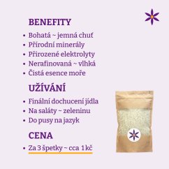 Ryzí keltská sůl ~ benefity, užívání a cena za den 