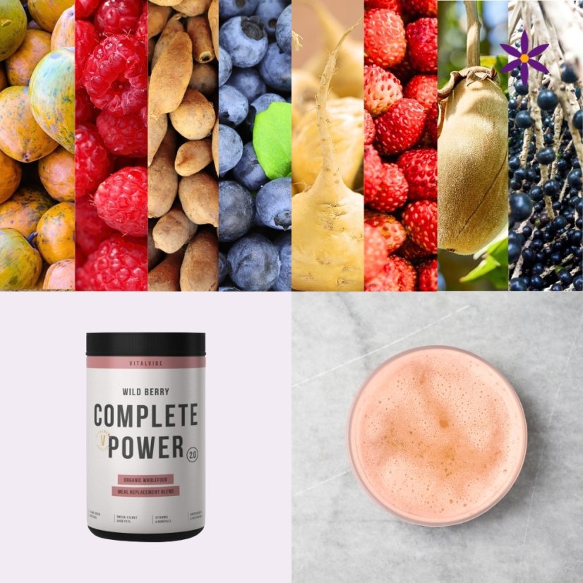 Čtvrtý produkt v balíčku ~ complete Power ~ BIO prášek 1000 g ~ lesní plody