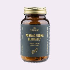 Ašvaganda ~ KSM66 extrakt kapsle ~ čistá produktová fotografie Ašvaganda ~ KSM66 extrakt kapsle ~ čistá produktová fotografie