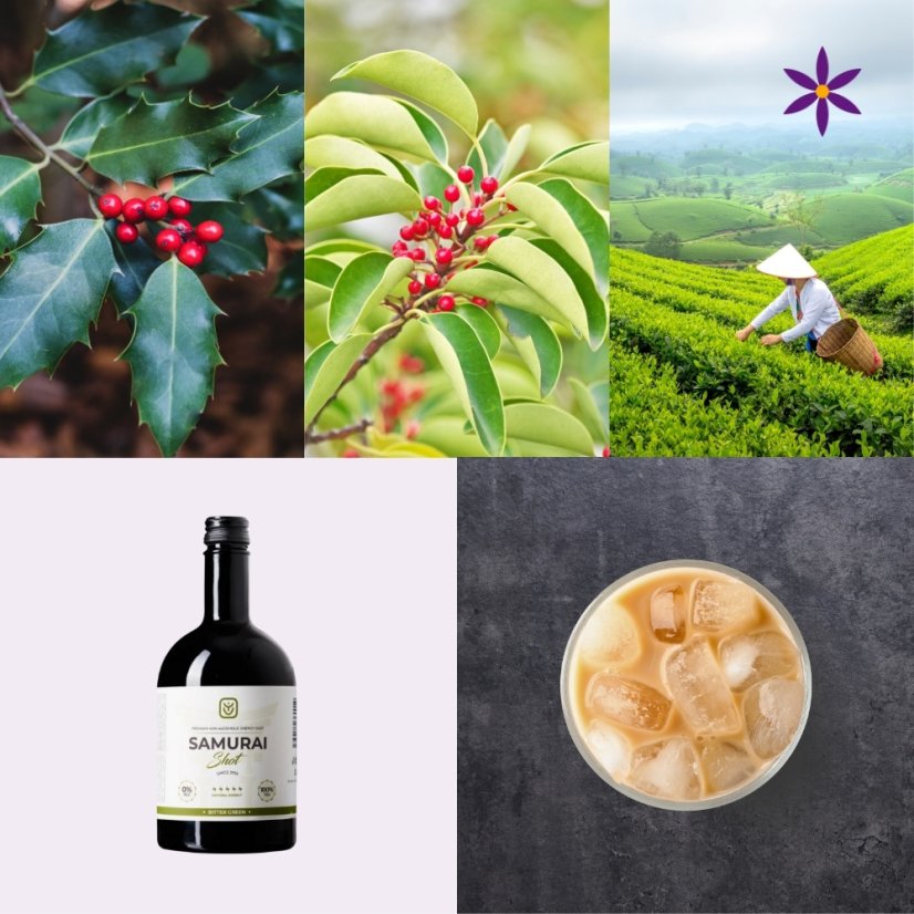 Samurai Shot ~ hořká zeleň ~ další produktové fotografie