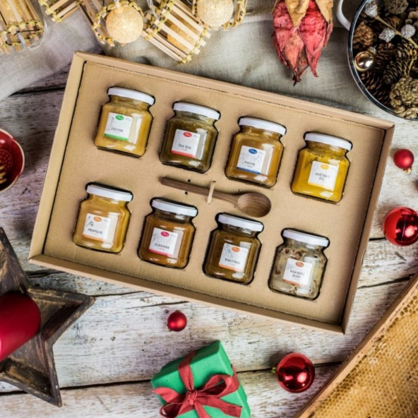 Osm medů ~ další produktová fotografie