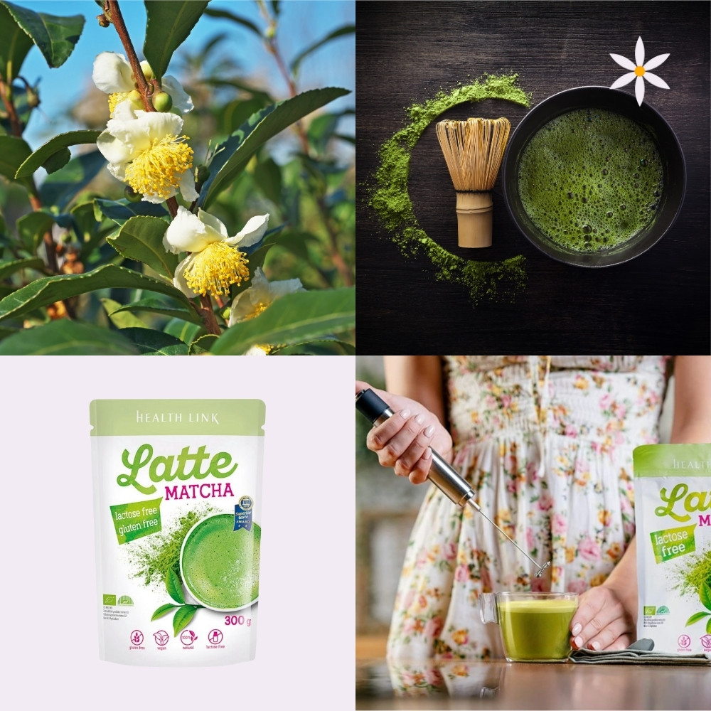 Matcha ~ latte vegan nápoj 300 g ~ Další produktové fotografie